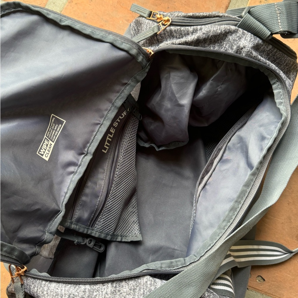 Adidas Two-Tone Gray Duffel Bag - Picture 7 of 7